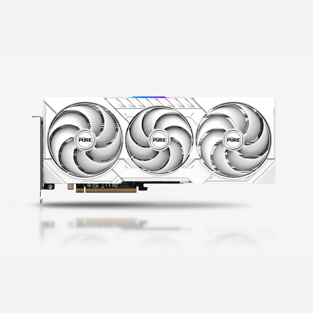 Sapphire PURE Radeon RX 9070 XT 16GB GDDR6 (WHITE) Graphics Card