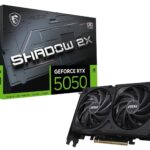MSI RTX 5050 Shadow 2X OC 8GB GDDR6 Graphics Card
