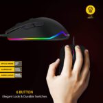 Ant Esports GM100 RGB Gaming Mouse (Black) - Image 6