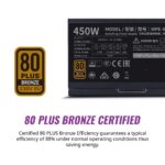 Cooler Master MWE450 V2 80 Plus Bronze (450 Watt) - Image 3