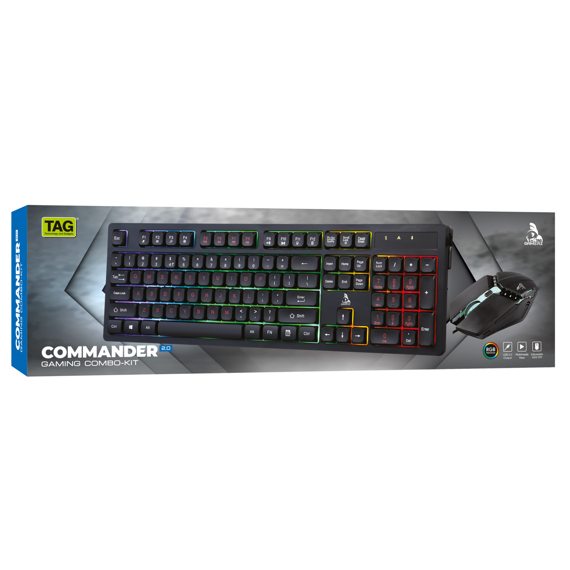 TAG COMMANDER 2.0 RGB Keyboard & Mouse