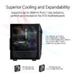 Asus TUF Gaming GT301 ARGB Cabinet (Black) - Image 7