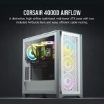 Corsair 4000D Airflow Cabinet (White) - Image 2