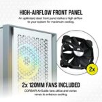 Corsair 4000D Airflow Cabinet (White) - Image 3