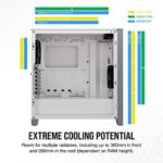 Corsair 4000D Airflow Cabinet (White) - Image 4