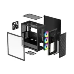 DeepCool CK560 ARGB Cabinet With USB Type-C (Black) - Image 7